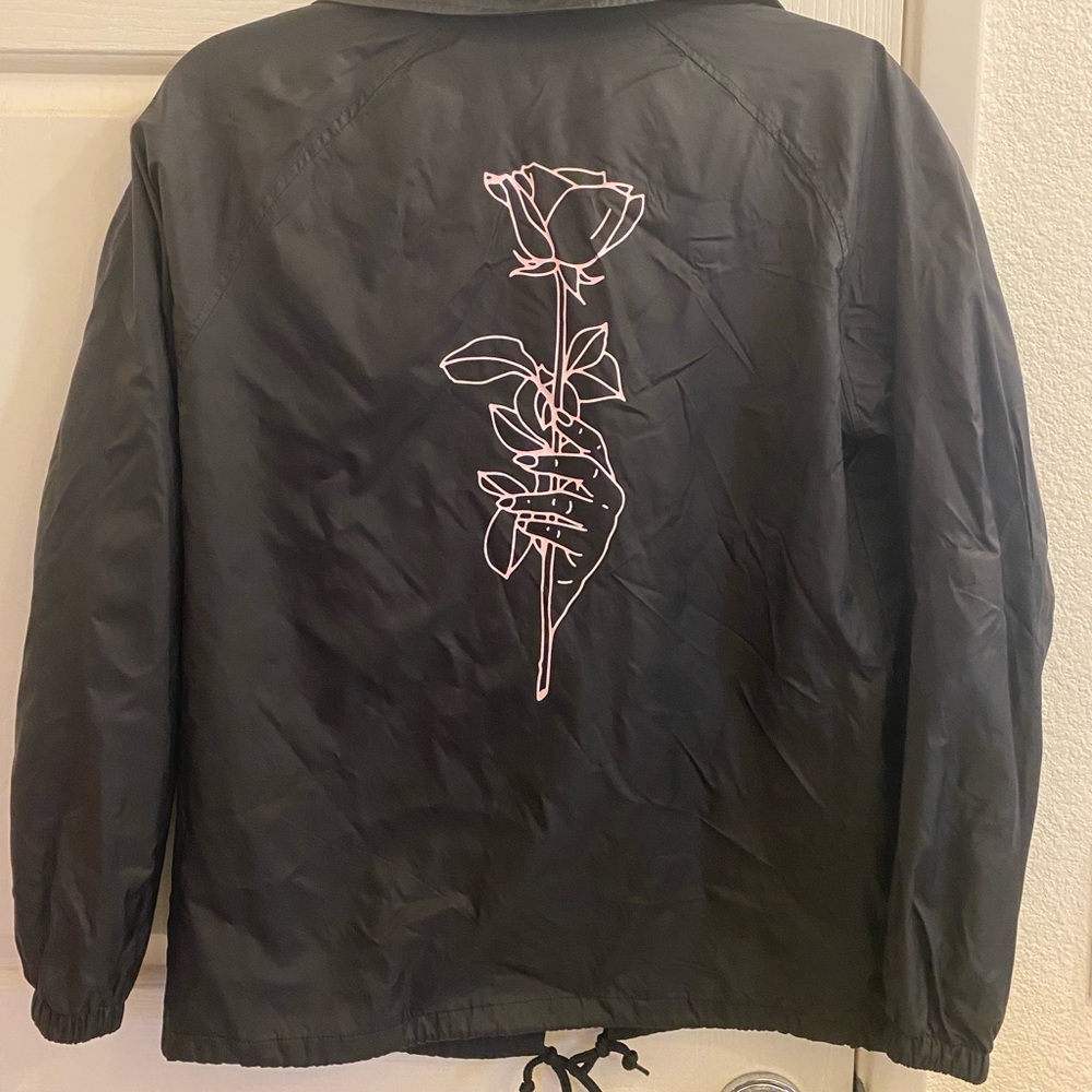 Huf Worldwide Black Windbreaker